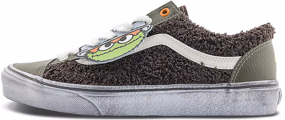 x Vans Sesame Street Style 36 'Brown Olive Green' VN0A54F6YJ7 Buy x Vans Sesame Street Style 36 'Brown Olive Green' VN0A54F6YJ7