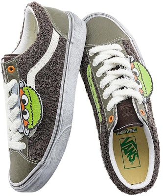 x Vans Sesame Street Style 36 'Coklat Hijau Zaitun' VN0A54F6YJ7 Shop x Vans Sesame Street Style 36 'Coklat Hijau Zaitun' VN0A54F6YJ7