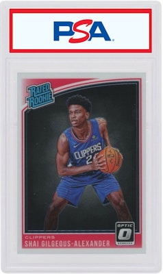 Shai Gilgeous-Alexander 2018 Panini Donruss Optic Rookie #162 Buy Shai Gilgeous-Alexander 2018 Panini Donruss Optic Rookie #162