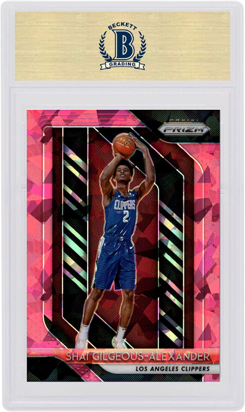 Shai Gilgeous-Alexander 2018 Panini Prizm Rookie Pink Ice #184 圖 2