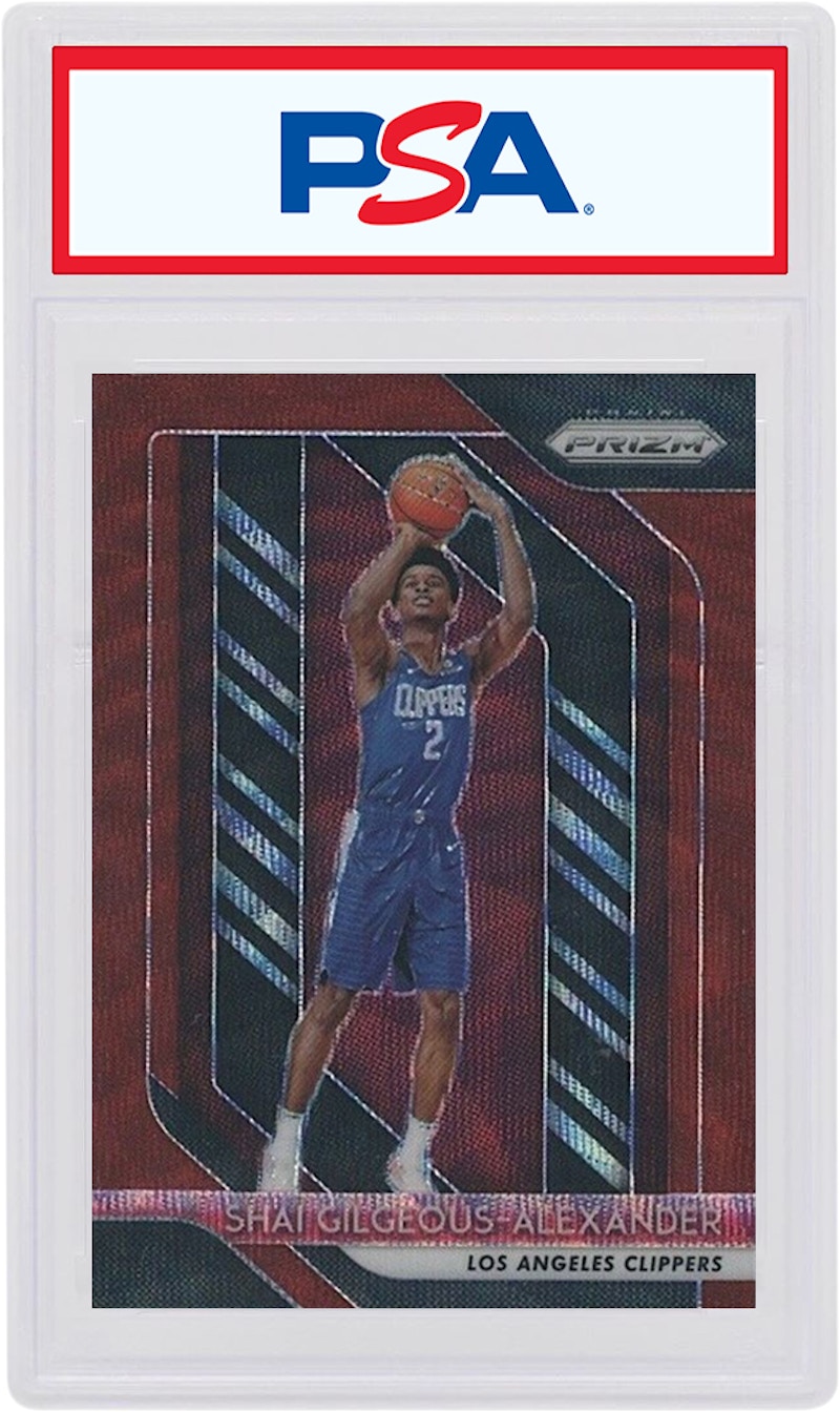 Buy 谢伊·吉尔杰斯-亚历山大2018 Panini Prizm 新秀红波纹 #184