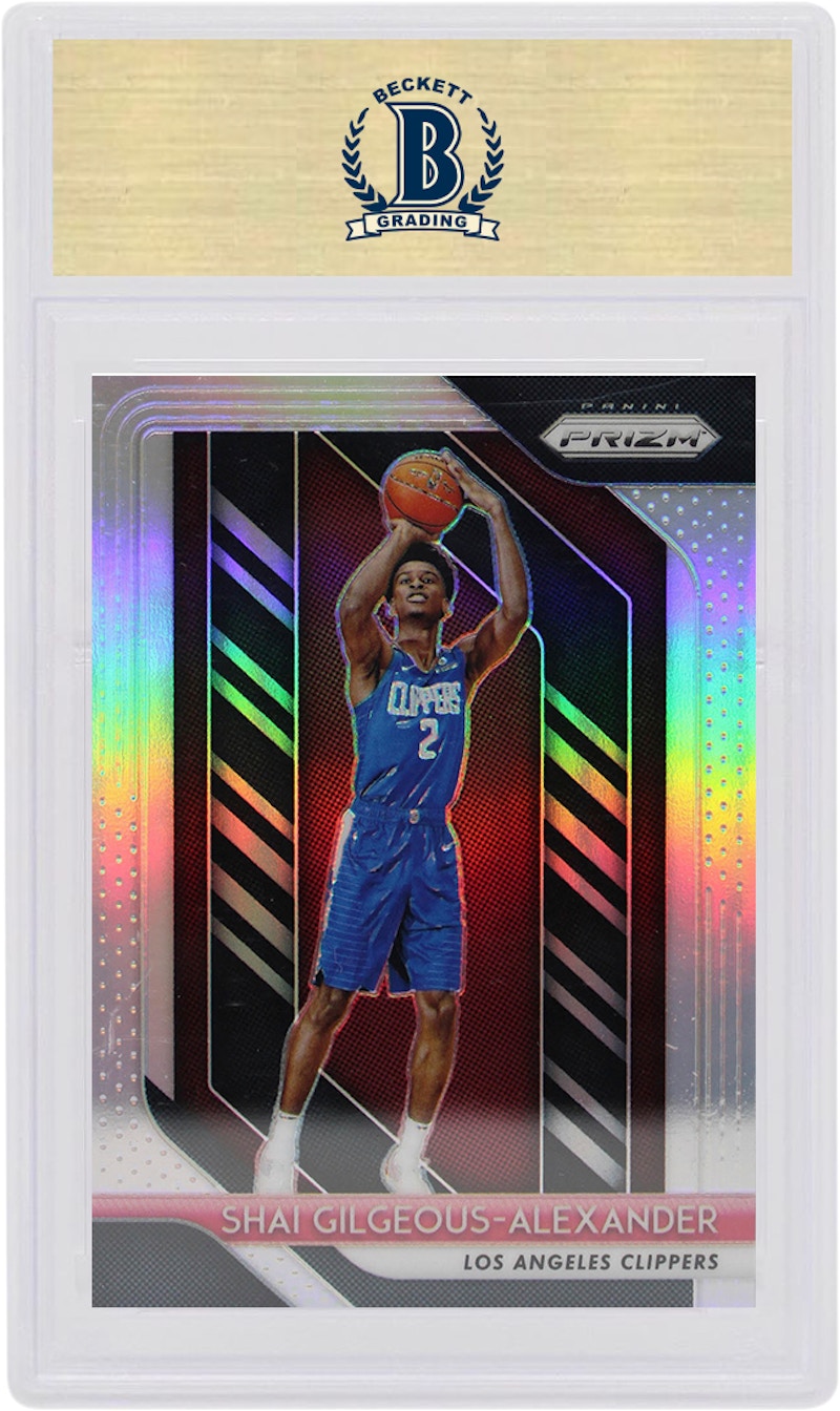 Shai Gilgeous-Alexander 2018 Panini Prizm Rookie Silver #184 圖 2