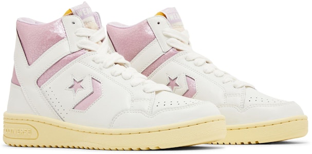 Shai Gilgeous-Alexander x Converse Weapon High 'Putih Vintage Winsome Orchid' A13355C Cheap Shai Gilgeous-Alexander x Converse Weapon High 'Putih Vintage Winsome Orchid' A13355C