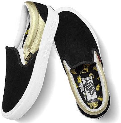Shake Junt x Vans 滑板鞋经典款“黑金色” VN0A347V13L Shop Shake Junt x Vans 滑板鞋经典款“黑金色” VN0A347V13L