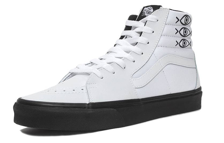 Lookbook シャローツリー x Vans Sk8-Hi 白黒 VN0A4BV6T0Y
