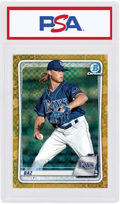 Shane Baz 2020 Bowman Chrome X Gold X-Fractor /3 #BCP-221 Kartu Koleksi Buy Shane Baz 2020 Bowman Chrome X Gold X-Fractor /3 #BCP-221 Kartu Koleksi