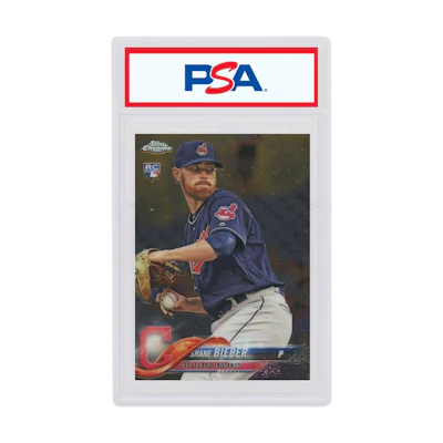 Shane Bieber 2018 Topps Chrome Update Rookie #HMT59