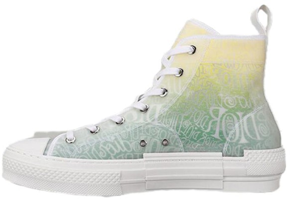 Shawn Stussy x Dior B23 High 'Dior and Shawn Print - Yellow Green' 3SH118YYL_H661 Buy Shawn Stussy x Dior B23 High 'Dior and Shawn Print - Yellow Green' 3SH118YYL_H661