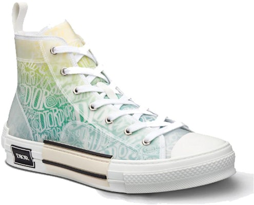 Shawn Stussy x Dior B23 High 'Dior and Shawn Print - Yellow Green' 3SH118YYL_H661 Order Shawn Stussy x Dior B23 High 'Dior and Shawn Print - Yellow Green' 3SH118YYL_H661