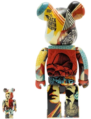 Shepard Fairey Obey x Bearbrick DesignerCon 2022 Eksklusif 100% & 400% Set Lookbook Shepard Fairey Obey x Bearbrick DesignerCon 2022 Eksklusif 100% & 400% Set