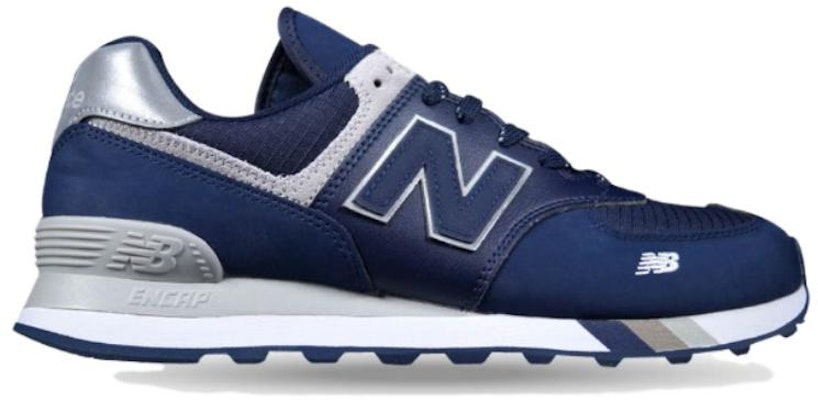 Shoe Palace x New Balance 574 'Navy Putih' Sneakers ML574SD Order Shoe Palace x New Balance 574 'Navy Putih' Sneakers ML574SD