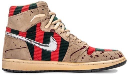 Shoe Surgeon x Air Jordan 1 Tinggi Kustom 'Freddy Krueger' TSS-AJ1-FREDDY Order Shoe Surgeon x Air Jordan 1 Tinggi Kustom 'Freddy Krueger' TSS-AJ1-FREDDY