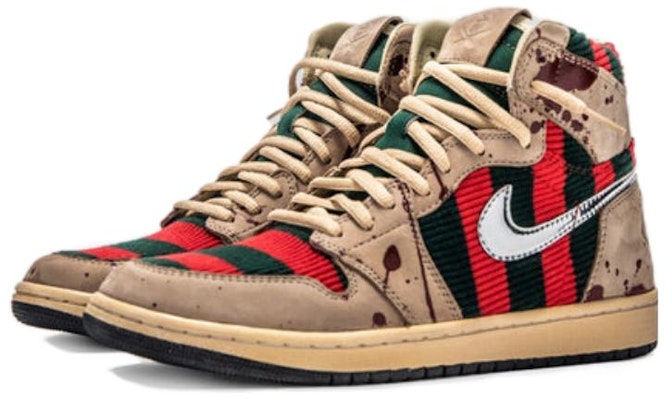 Shoe Surgeon x Air Jordan 1 High Custom 'Freddy Krueger' TSS-AJ1-FREDDY Lookbook Shoe Surgeon x Air Jordan 1 High Custom 'Freddy Krueger' TSS-AJ1-FREDDY