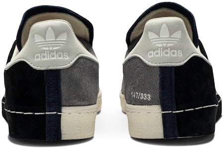 Shun Hirose x adidas Campus 80s 'Recouture' Zapatillas Retro. FW7620 Details for Shun Hirose x adidas Campus 80s 'Recouture' Zapatillas Retro. FW7620