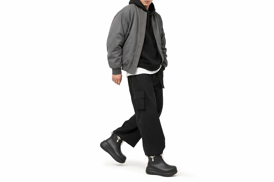 시몬 로샤 x 크록스 클래식 크러시 부츠 ''블랙'' 210143-001 Order 시몬 로샤 x 크록스 클래식 크러시 부츠 ''블랙'' 210143-001