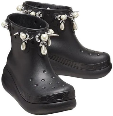 Simone Rocha x Crocs Classic Crush Boot 'Black' 210143-001 Shop Simone Rocha x Crocs Classic Crush Boot 'Black' 210143-001