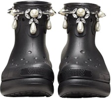 Simone Rocha x Crocs Classic Crush Boot ''Hitam'' 210143-001 Details for Simone Rocha x Crocs Classic Crush Boot ''Hitam'' 210143-001