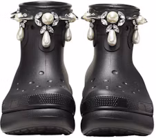 Sizing 西蒙娜·羅莎 x Crocs 經典壓紋靴 ''黑色'' 210143-001