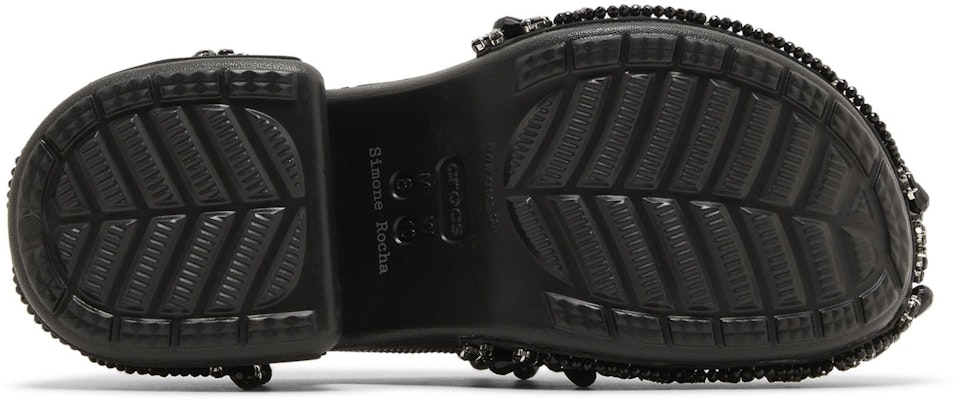 Simone Rocha x Crocs 响尾蛇黑色女鞋拖鞋 210142-001 Shop Simone Rocha x Crocs 响尾蛇黑色女鞋拖鞋 210142-001