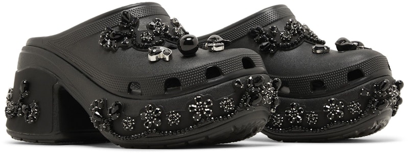 시몬 로샤 X 크록스 사이렌 클로그 '블랙' 210142-001 Cheap 시몬 로샤 X 크록스 사이렌 클로그 '블랙' 210142-001