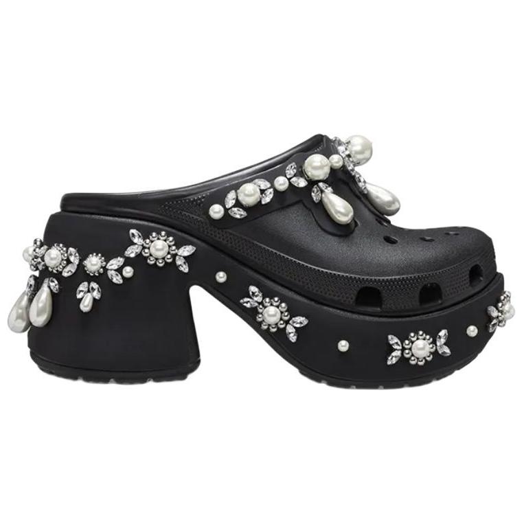 Lookbook Simone Rocha x Crocs Siren Spiked Klomp ''Zwart'' 210646-001