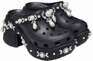 Purchase Simone Rocha x Crocs 尖刺木屐鞋“黑色” 210646-001