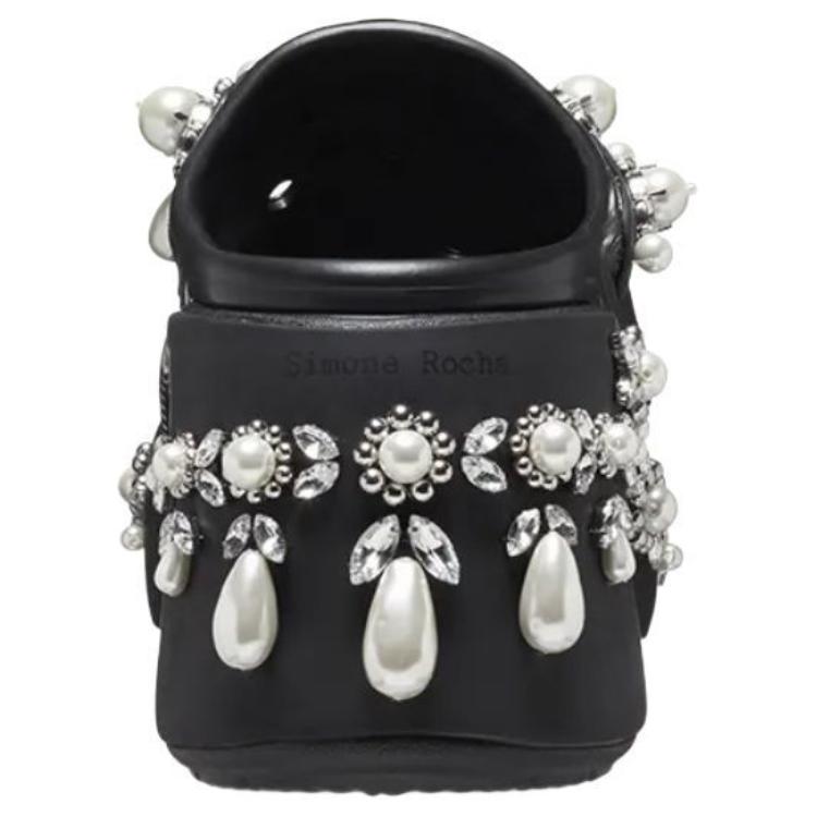 Details for Simone Rocha x Crocs Siren Spiked Klomp ''Zwart'' 210646-001
