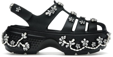 Simone Rocha x Crocs Stomp Fisherman Sandal 'Black' 211428-001 Simone Rocha x Crocs Stomp Fisherman Sandal 'Black' 211428-001