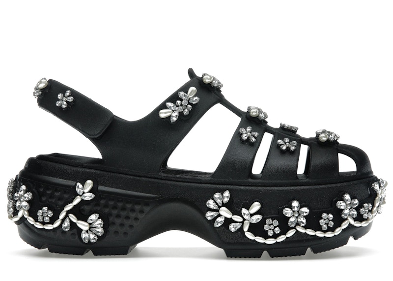 Simone Rocha x Crocs Stomp Fisherman Sandal 'Black' 211428-001