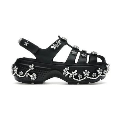 Simone Rocha Crocs Stomp Fisherman Sandal 'Black'