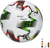 Sirdar SIRDAR No.5 Soccer Ball FIFA Inspired Training Match Kids Adults Black White MBRSD-JFZQ6008 Sirdar SIRDAR No.5 Soccer Ball FIFA Inspired Training Match Kids Adults Black White MBRSD-JFZQ6008