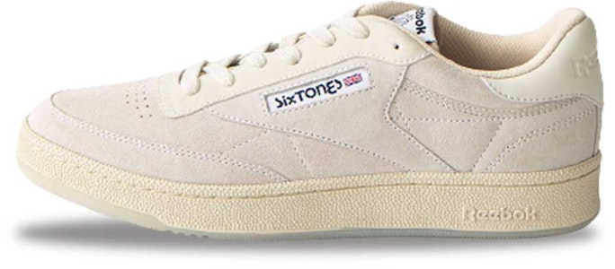 SixTONES x Reebok Club C 85 Vintage 'Cream' Kasut Klasik Lelaki RB00018-BG Buy SixTONES x Reebok Club C 85 Vintage 'Cream' Kasut Klasik Lelaki RB00018-BG