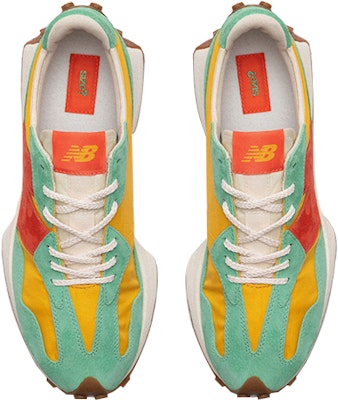 size? x New Balance 327 'Yellow Green Orange' MS327SZ1 Lookbook size? x New Balance 327 'Yellow Green Orange' MS327SZ1