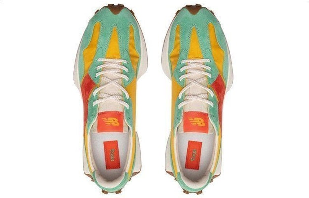 size? x New Balance 327 'Yellow Green Orange' MS327SZ1 Shop size? x New Balance 327 'Yellow Green Orange' MS327SZ1