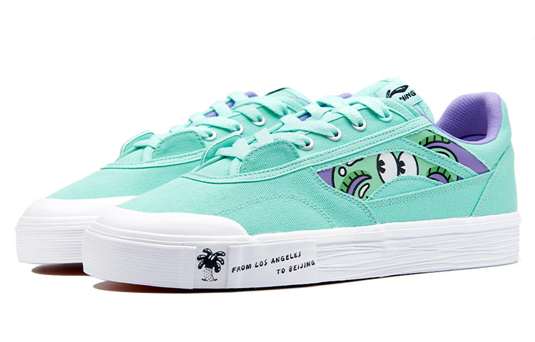 Lookbook 李宁滑板鞋 x STEVEN HARINGTON '棕榈树' AECR055-3