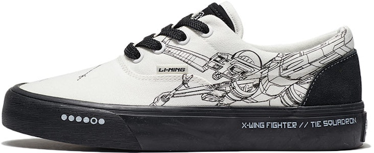 Li-Ning Skateboarding Low x Star Wars 'Putih Krim Hitam' AGCS202-2 Buy Li-Ning Skateboarding Low x Star Wars 'Putih Krim Hitam' AGCS202-2