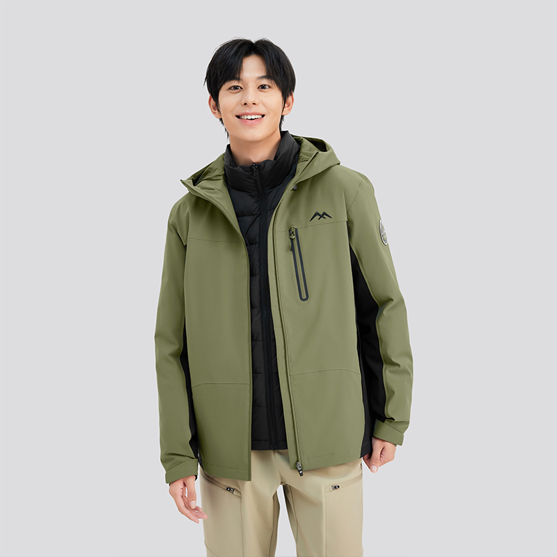 Skechers 3-in-1 Insulated Outdoor Hiking Waterproof Jacket - Green L424M144-016C 圖 8