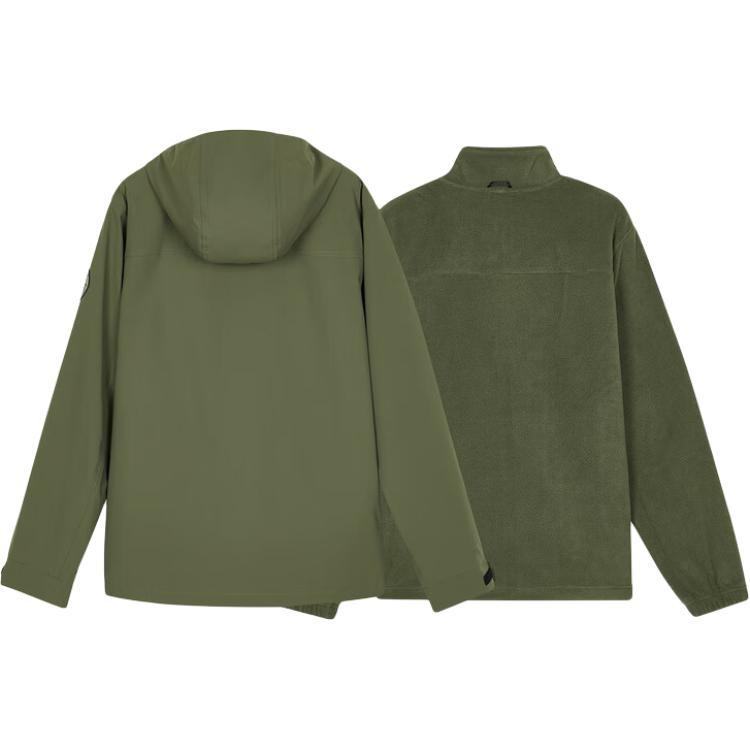 Skechers 3-in-1 Outdoor Jacket Set Waterproof Windproof Climbing Coat Green L324M148-016C 圖 3