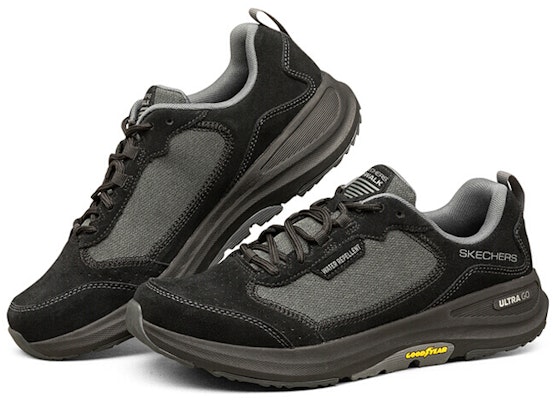 스케쳐스 블랙 그레이 (Skechers Black Grey) 216101-BKCC Lookbook 스케쳐스 블랙 그레이 (Skechers Black Grey) 216101-BKCC