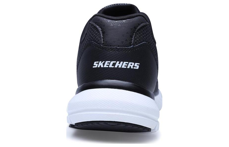 Lookbook 斯凯奇黑白低帮运动休闲鞋 999743-BKW