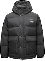 Skechers Carbon Black Hooded Down Jacket - Comfort & Style Essentials P424M057-0018 Skechers Carbon Black Hooded Down Jacket - Comfort & Style Essentials P424M057-0018