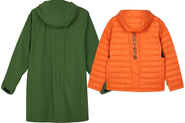 Skechers 休閒純色連帽外套 行走系列 - 青蔥綠配色 L423M147-00QV Lookbook Skechers 休閒純色連帽外套 行走系列 - 青蔥綠配色 L423M147-00QV