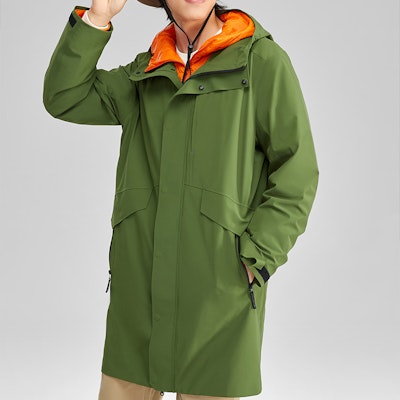 Skechers 休閒純色連帽外套 行走系列 - 青蔥綠配色 L423M147-00QV Shop Skechers 休閒純色連帽外套 行走系列 - 青蔥綠配色 L423M147-00QV