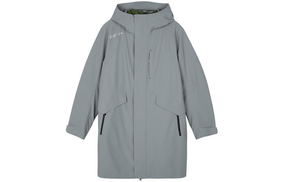 Lookbook Skechers Abrigo Gris y Verde con Capucha y Conjunto Deportivo Casual. L423M147-00MM