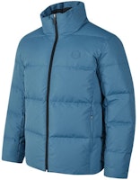 Skechers Solid Color Zip-Up Warm Puffer Jacket - Blue P423M023-0378 Skechers Solid Color Zip-Up Warm Puffer Jacket - Blue P423M023-0378