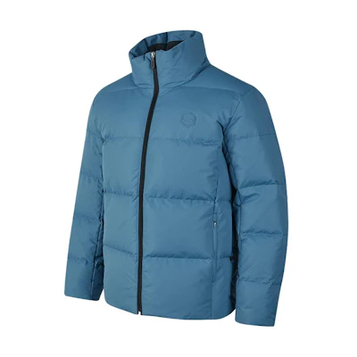 Skechers Solid Color Zip-Up Warm Puffer Jacket - Blue P423M023-0378