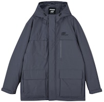 Skechers Waterproof Hooded Down Jacket Casual Coat Dark Grey. L423M097-00W5 Skechers Waterproof Hooded Down Jacket Casual Coat Dark Grey. L423M097-00W5