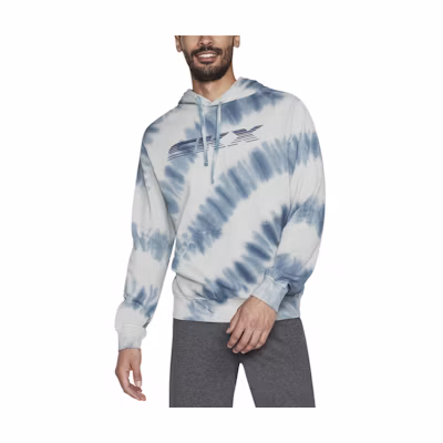 Skechers Accelerate Ocean Blue Knit Logo Sweatshirt MHD71-SFM