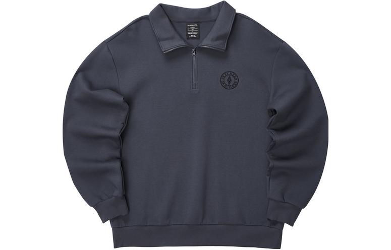 Skechers Active Life Pullover Solid Loose Sweatshirt Dark Gray L423M062-00W5