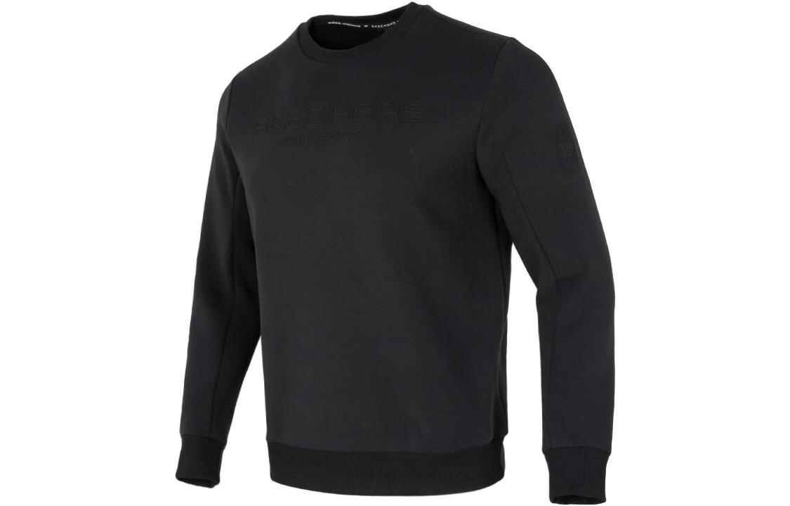 Skechers Active Series Black Pullover Crewneck Sweatshirt P423M017-0018